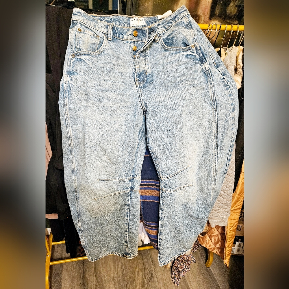 Free People Barrel Jeans